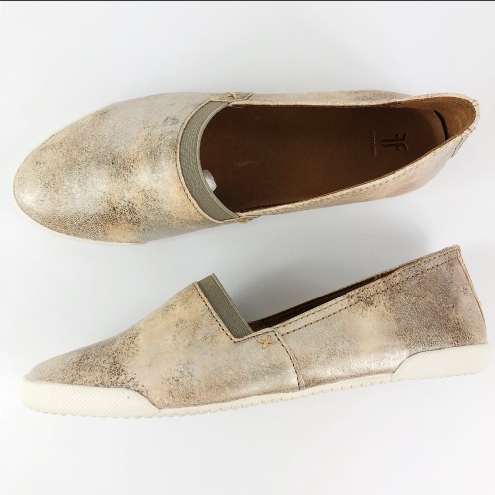 FRYE Melanie Slip On Shoe Moonlight Leather